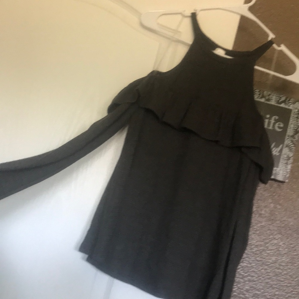 Charcoal gray shirt